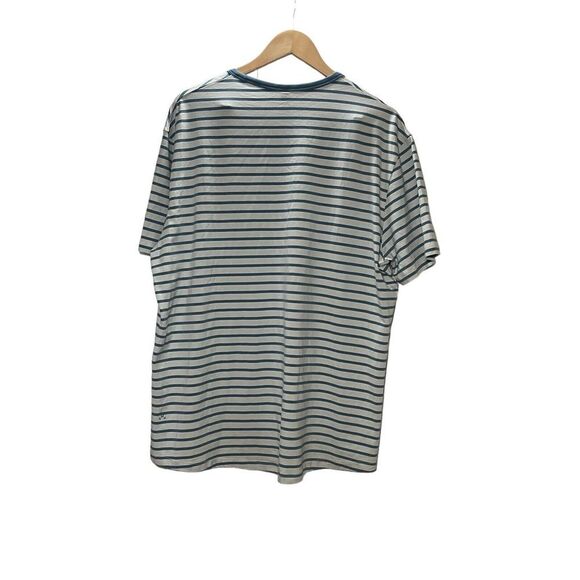 Lululemon Crewneck T-Shirt Short Sleeve Men's Size XXL Blue Gray Athleisure Gym - Picture 2 of 7